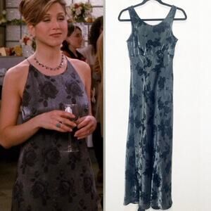 Vintage Alt ASO Rachel Green Friends Iridescent Dress Dark Fairy Whimsigoth